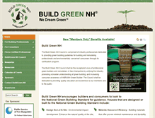 Tablet Screenshot of buildgreennh.com